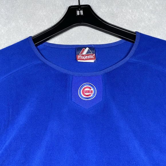 Vintage Chicago Cubs MLB Sweatshirt Men’s XL Blue Sweater Long Sleeve Fleece - Picture 3 of 13